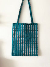 Load image into Gallery viewer, Second-life Tote, Red, Jade, White & Charcoal