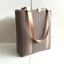 Load image into Gallery viewer, Convertible BackPack, Warm Grey, Leather Straps