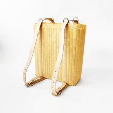 Load image into Gallery viewer, Convertible BackPack, Natural, Leather Straps