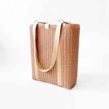 Load image into Gallery viewer, Convertible BackPack, Nude, Leather Straps