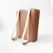 Load image into Gallery viewer, Convertible BackPack, Nude, Leather Straps