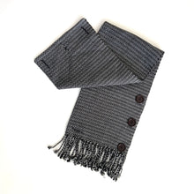 Load image into Gallery viewer, Cowl, Hand-woven, Grey & Charcoal