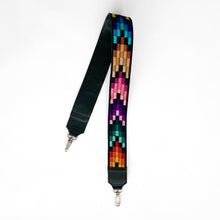 Load image into Gallery viewer, Second-life Bag Strap, Multicoloured Pixels