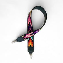 Load image into Gallery viewer, Second-life Bag Strap, Multicoloured Pixels