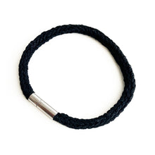 Load image into Gallery viewer, Aroma Therapy Bracelet, Energizing, Black & Silver