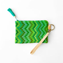 Load image into Gallery viewer, Second-life Pouch Toto, Small, Green/Jade Multi