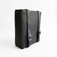 Load image into Gallery viewer, Convertible BackPack, Black, Leather Straps