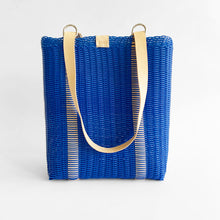 Load image into Gallery viewer, Convertible BackPack, Royal Blue, Leather Straps