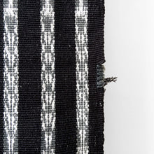 Load image into Gallery viewer, Rebozo Wrap, Totonicapan, Black, Grey & White