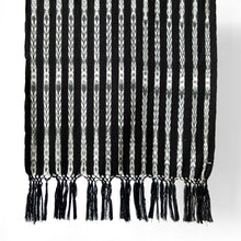 Load image into Gallery viewer, Rebozo Wrap, Totonicapan, Black, Grey & White