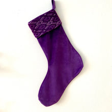 Load image into Gallery viewer, Second-life Stocking, Velvet, Purple
