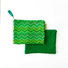 Load image into Gallery viewer, Second-life Pouch Toto, Medium, Green/Jade Multi