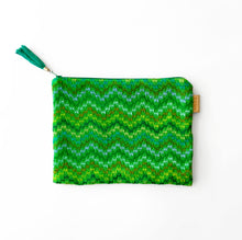 Load image into Gallery viewer, Second-life Pouch Toto, Medium, Green/Jade Multi