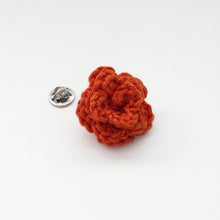 Load image into Gallery viewer, Lapel Bloom, Burnt Orange