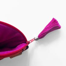 Load image into Gallery viewer, Second-life Pouch Chajul, Small, Orange/Pink