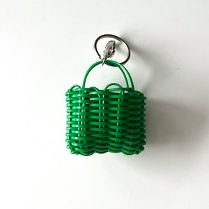 Micro Market Bag, Earbud Case, Green