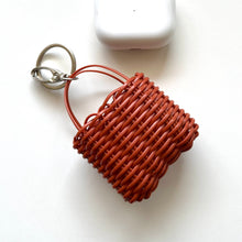 Load image into Gallery viewer, Micro Market Bag, Earbud Case, Burnt Orange
