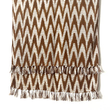 Load image into Gallery viewer, Travel Scarf, Jaspé Chevron, Cinnamon
