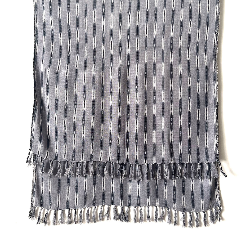 Travel Scarf, Jaspé Dash, Grey