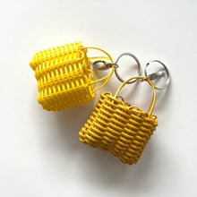 Load image into Gallery viewer, Micro Market Bag, Earbud Case, Bright Yellow
