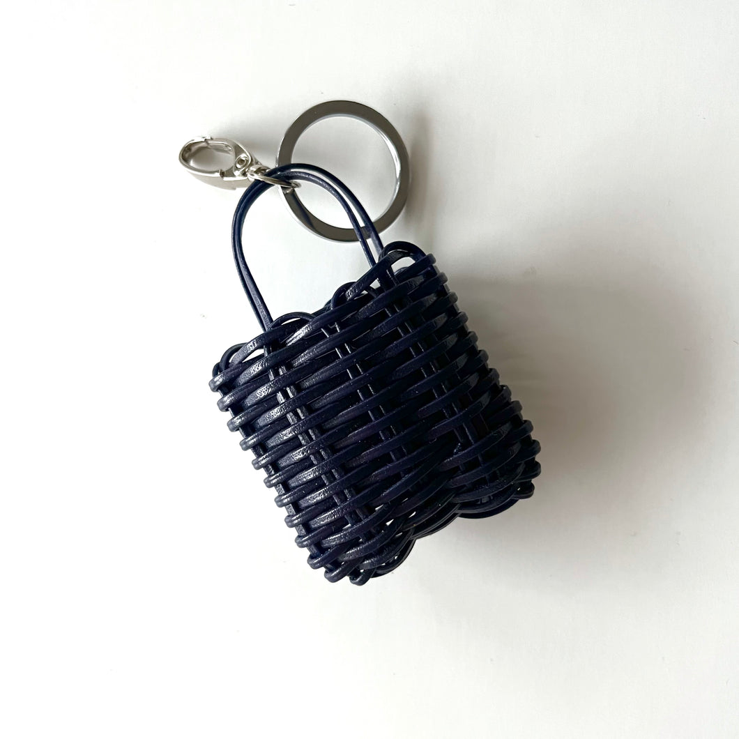 Micro Market Bag, Earbud Case, Dark Navy