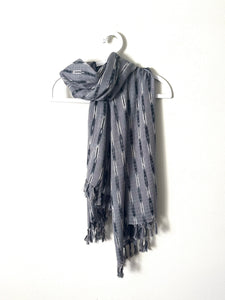 Travel Scarf, Jaspé Dash, Grey