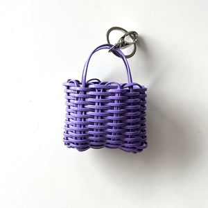 Micro Market Bag, Earbud Case, Violet