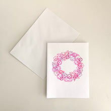 Load image into Gallery viewer, Greeting Card, Crystal Wreath
