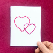 Load image into Gallery viewer, Embroidered Greeting Card, Beating Heart
