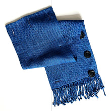 Load image into Gallery viewer, Cowl, Hand-woven, Navy &amp; Royal Blue
