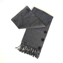 Load image into Gallery viewer, Cowl, Hand-woven, Grey &amp; Charcoal
