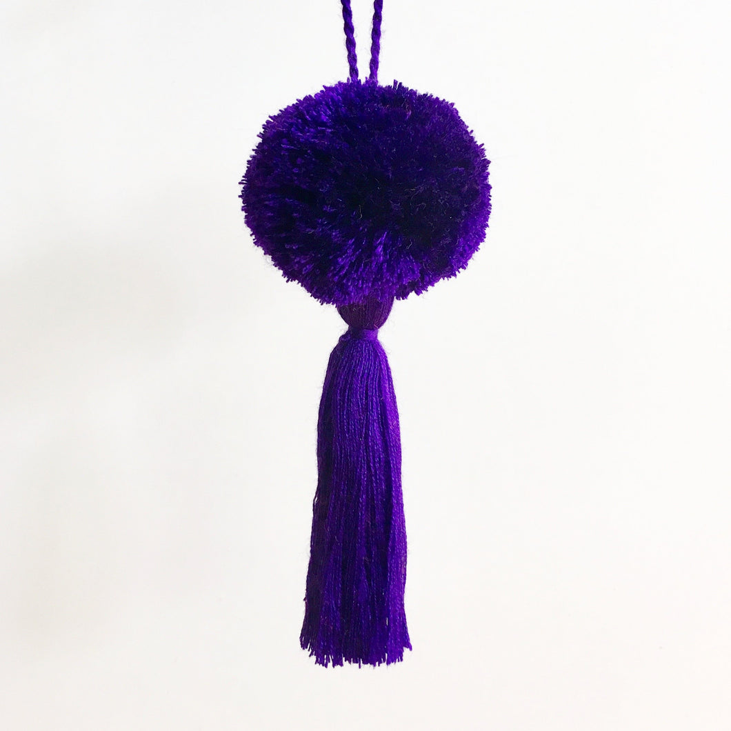 Pompom/Tassel, Purple