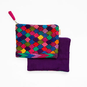 Second-life Pouch SPS Medium, Plum/Fuchsia