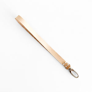 Leather Wrist Strap, Natural