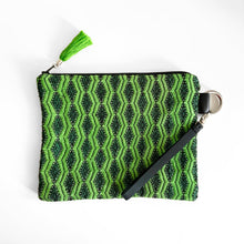 Load image into Gallery viewer, Second-life Pouch Almolonga, Medium, Green/Black
