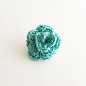 Lapel Bloom, Seafoam